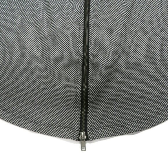 G by GUESS Benji Longline Short Sleeve Hoodie with Back Zipper Mens Medium Gray - Picture 6 of 7
